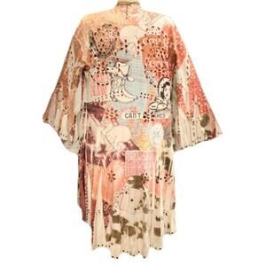 Artistic Multicolor Women's Cardigan